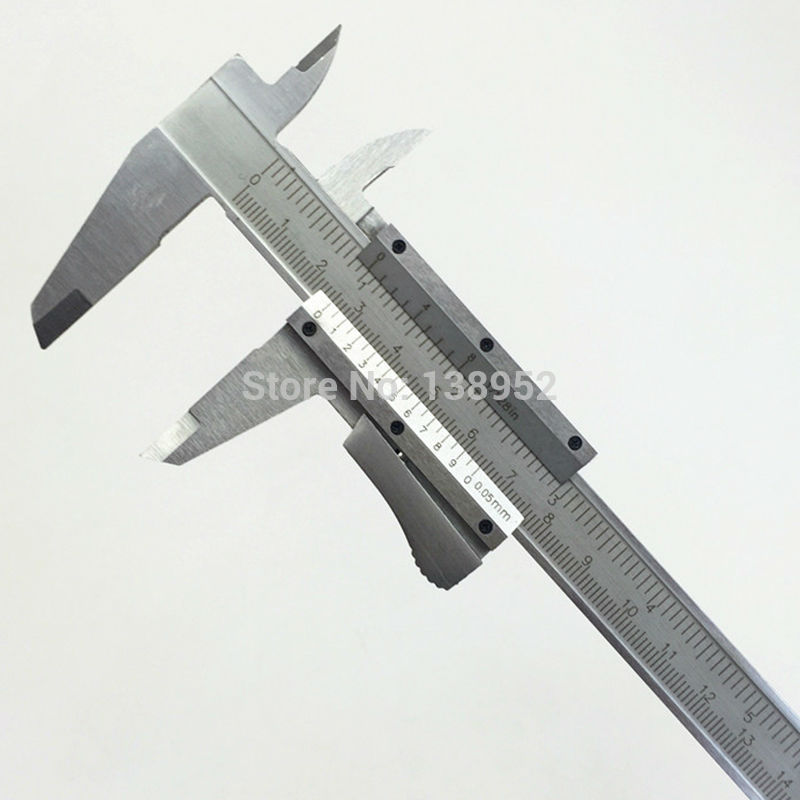 Steel Vernier Caliper with self lock 6&quot; 0-150mm Metal Calipers Gauge Micrometer Pie De Rey Paquimetro Measuring Tools