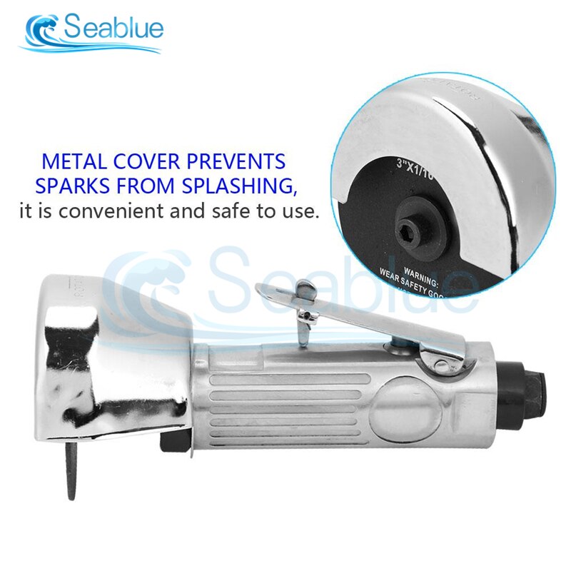 25000rpm Pneumatic Metal Cutting Machine Cut Off Grinders 3 inch Straight Air Cutter Cutting Tools For Metal Working