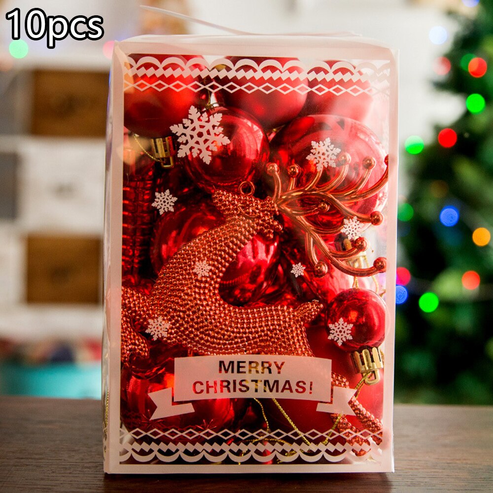 Rode Kerstboom Ballen Roze 30 Stks/pak Decoraties Pvc Decoratie Ballen: Red