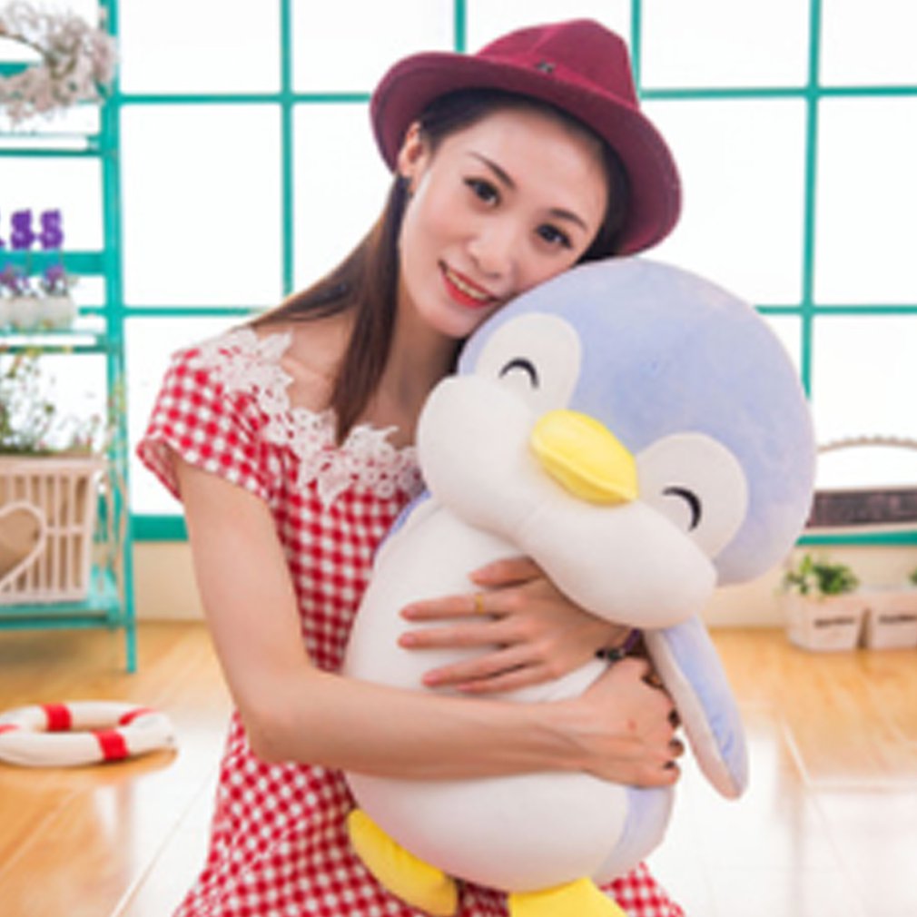 Leuke Zachte Kleine Pinguïn Cartoon Dier Pinguïn Gevulde Pop Knuffel Pop Meisje Valentijnsdag