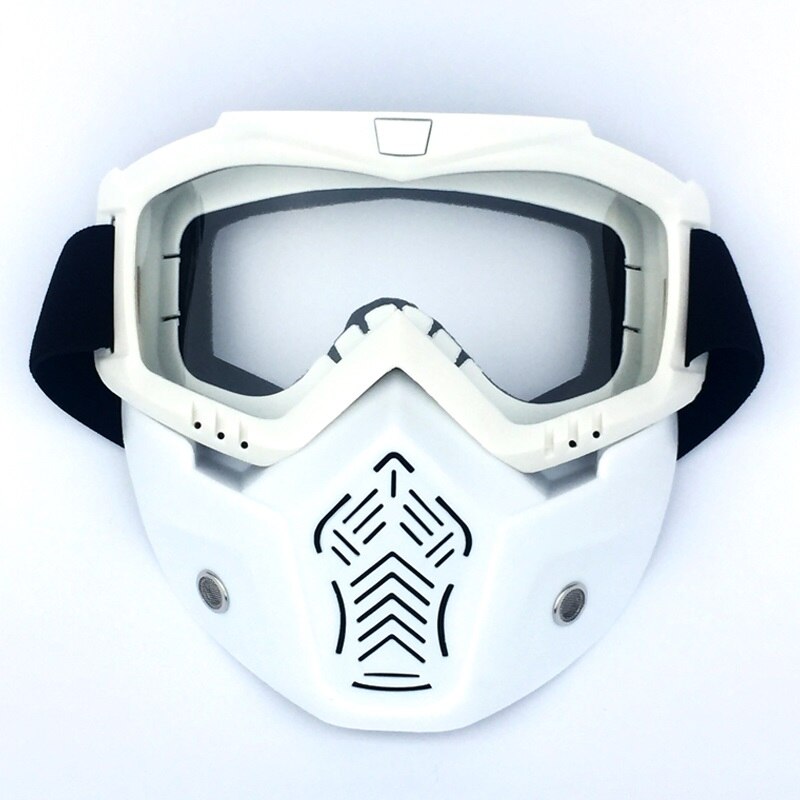 Freies Universal- Motorrad Helm retro Maske Brille Moto-Cross Rennen Reiten Kühlen Helm Brille BF655: I