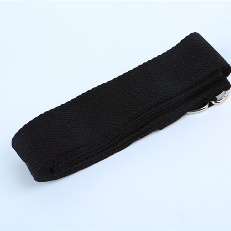 Yoga Gurt dehnen Band Einstellbare Widerstand Gürtel Für Yoga Pilates Heimat trainieren Zubehör: Schwarz