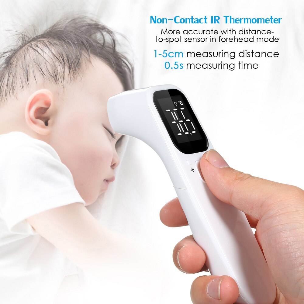 Infrared Thermometer Forehead Thermometer Non-contact Digital Thermometer LED Display Multifunction Temperature Kids Measurement