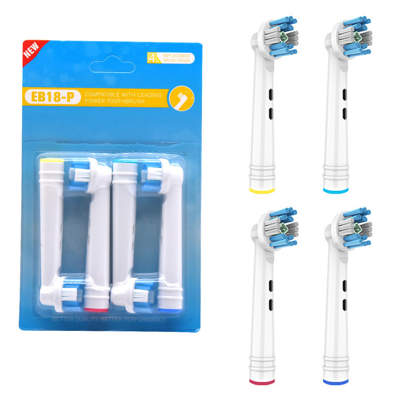 20Pcs Opzetborstel Voor Oral B Tandenborstel Vervanging Elektrische Borstel Floss Reinigen, Precisie Reiniging 3D Whitening,