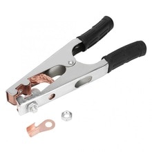 800A Nickel Plated Brass Welding Earth Ground Cable Clip Clamp for Welding Machine