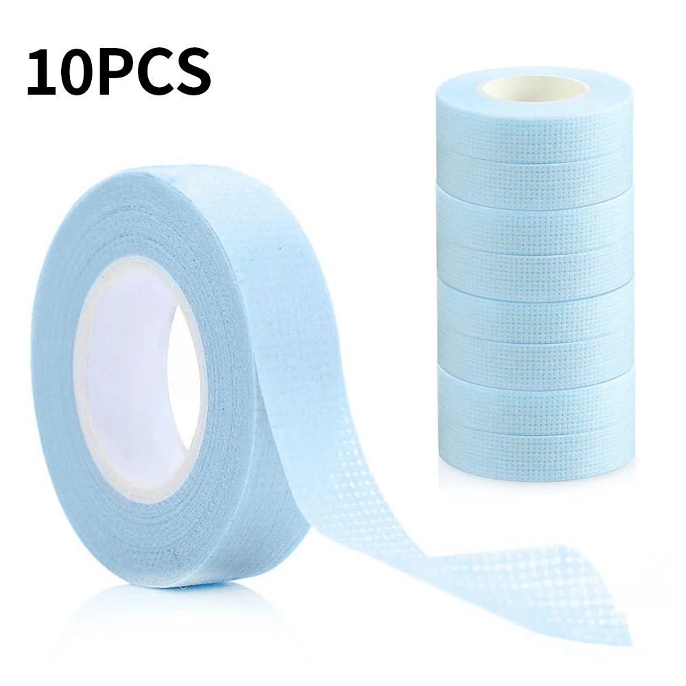 5/10 pçs micropore fita de cílios lash extensão suprimentos ferramentas de maquiagem atacado cílios acessórios ferramentas de maquiagem lash levantamento fita: Azul
