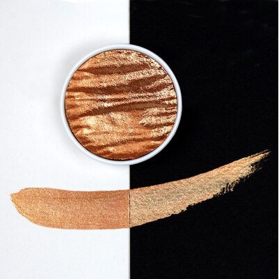 Finetec-pigmento de acuarela sólido nacarado, Coliro, metalizado, recarga de una sola pieza, pintura DIY, acuarela decorativa: M1200-110