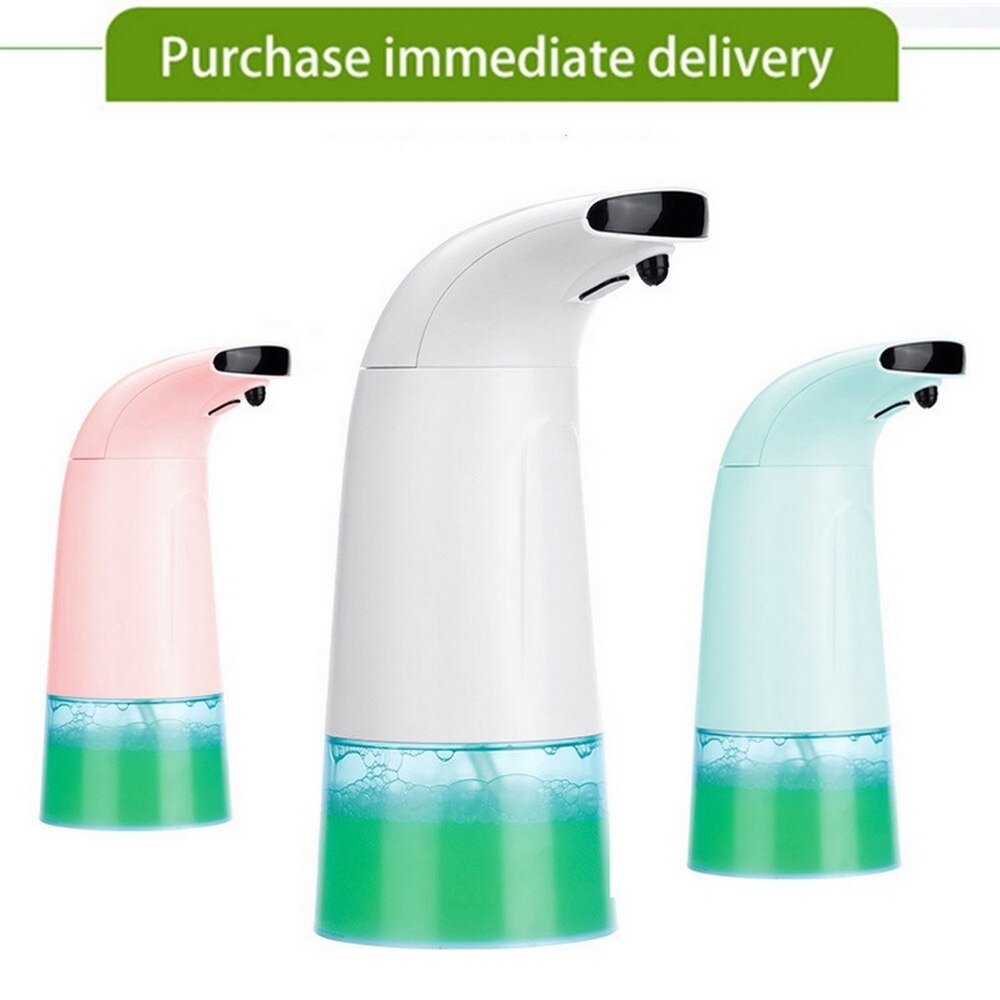 Non-contact automatic intelligent use convenient soap dispenser sensor foam infrared sensor sterilization bathroom kitchen 250ml: Rechargeable