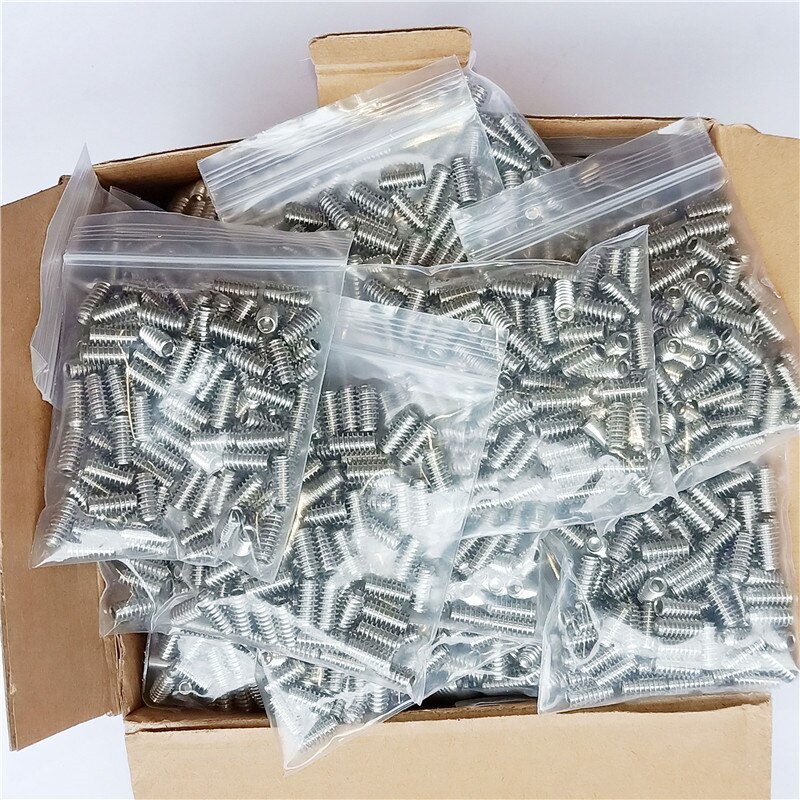 316 rustfritt stål 10#/24-12mm skruer surfebrett hale ror feste nøkkelfinne fast sekskantet skrue for fcs surf finn skrue