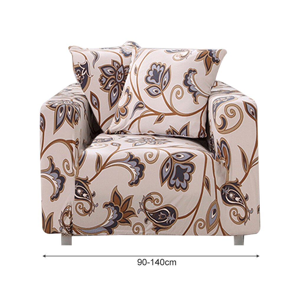 Elastic Stretch Sofa Cover Stretch Slipcovers Sectional for Living Room Couch Cover L shape Armchair Cover Single/Two/Three seat: style1 90-140cm