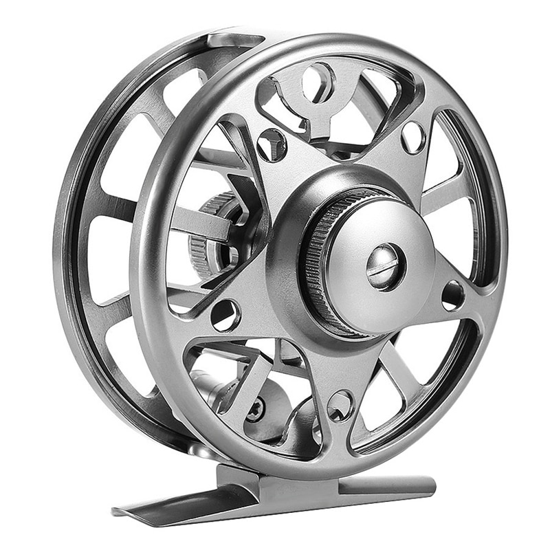 LEO Fly Fishing Reels AL 75 Aluminum Alloy 2 + 1 Ball Bearing 1:1 Gear Ratio Outdoor Rafting Fishing Tackle Reel Pesca: Default Title