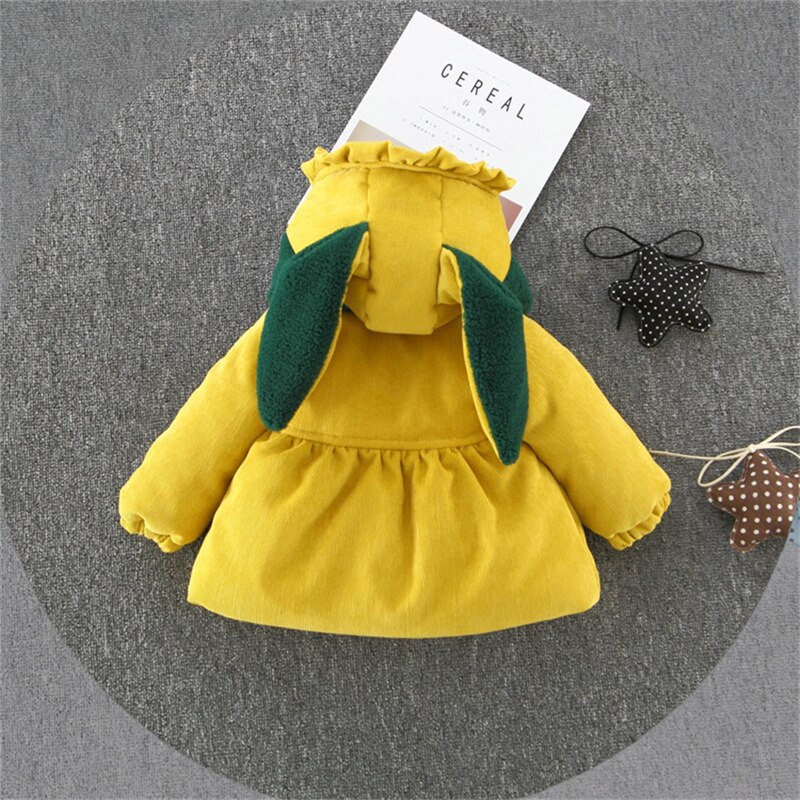 Alisenna-Plumífero de algodón con capucha para niña, Parkas gruesas y cálidas de princesa, ropa de nieve para niño, abrigo + bufanda