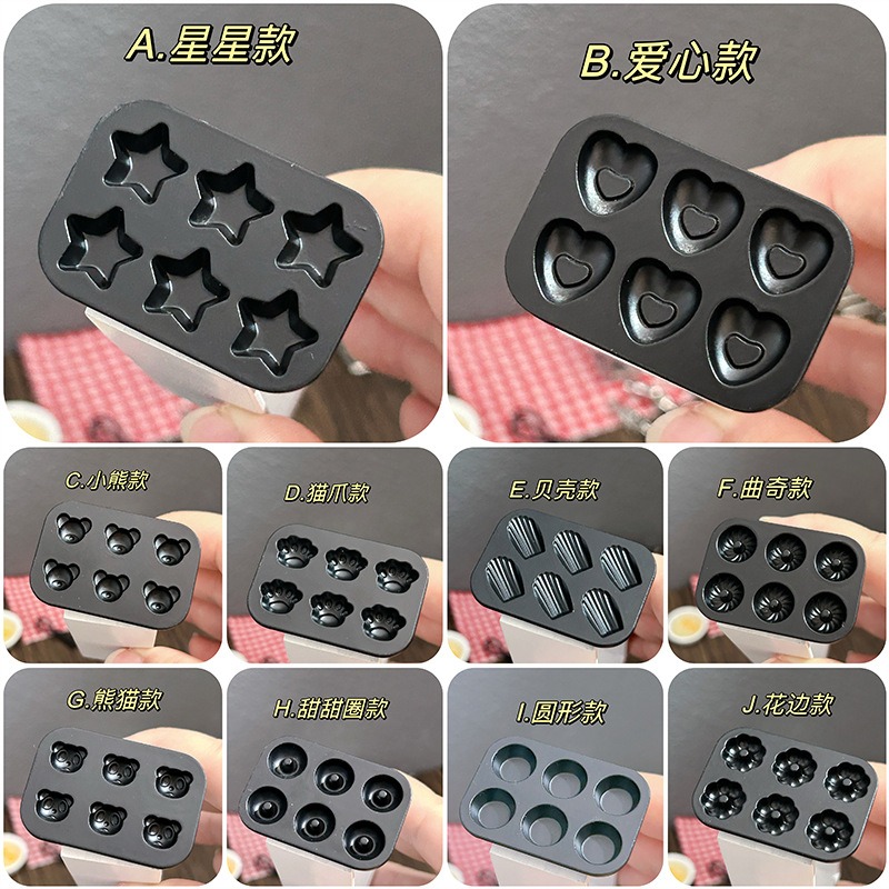 1 Uds. Molde para hornear pasteles de casa de muñecas en miniatura a escala 1/6 1/12, Mini comida para muñecas OB11, accesorios de cocina, juguete