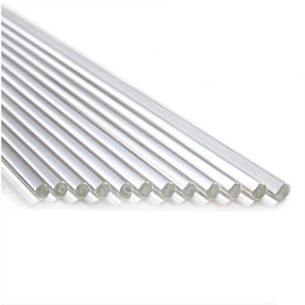 LOT10 6x150mm Lab Glass Stirring Rods Borosilicate High Resistant Stirrer