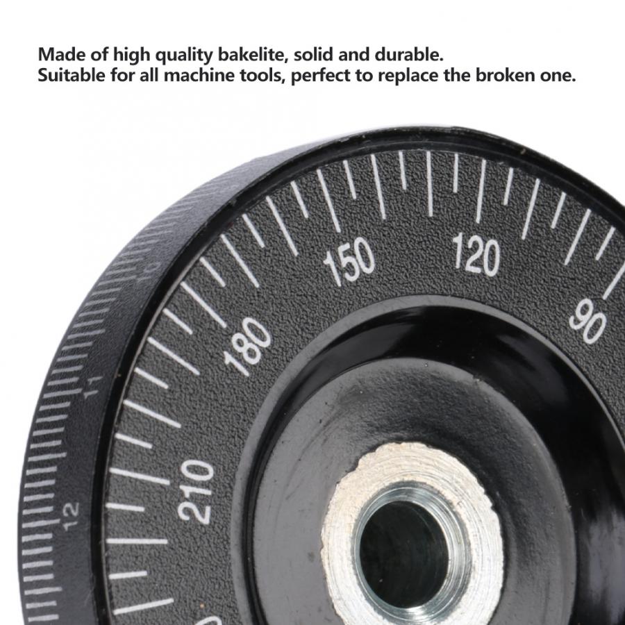 Balck Bakelite Hand Wheel 1 Pcs 63mm Solid Bakelite Hand Wheel Scale Handwheel Machinery Accessaries