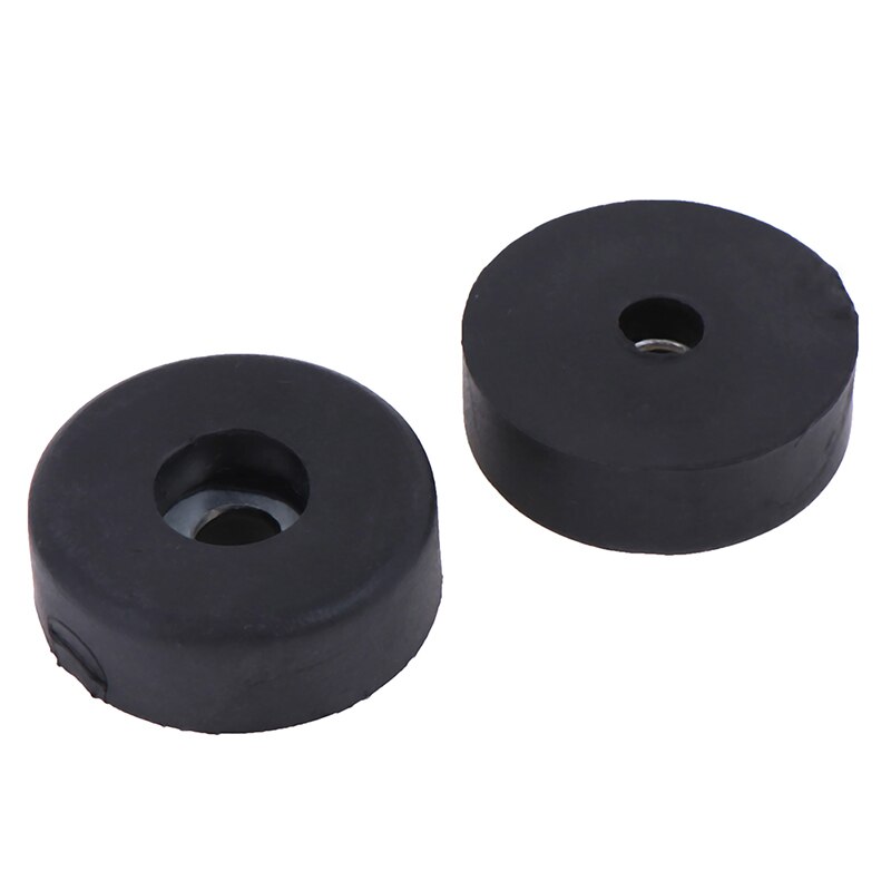 4Pcs Rubber Bumpers Embedded Washer Feet Pad Instrument Holder 30x10mm