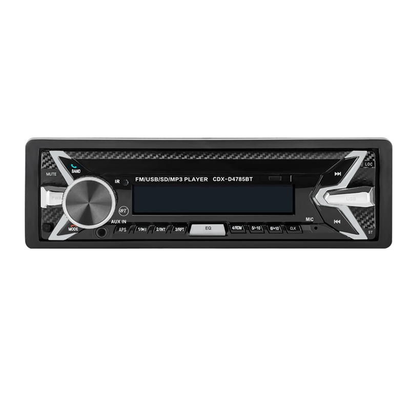 1Din Autoradio Iso Autoradio Aux Ingang Ontvanger Bluetooth Stereo MP3 Multimedia Speler 2USB Bluetooth Autoradio Speler