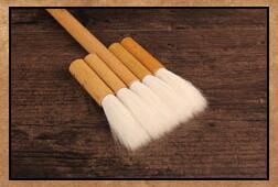 Kinesisk maleri uld hårbørste olie akvarel maling pensel baggrund maleri fælles børste stor bred bambus skrubbebørste: 5 ledbørste