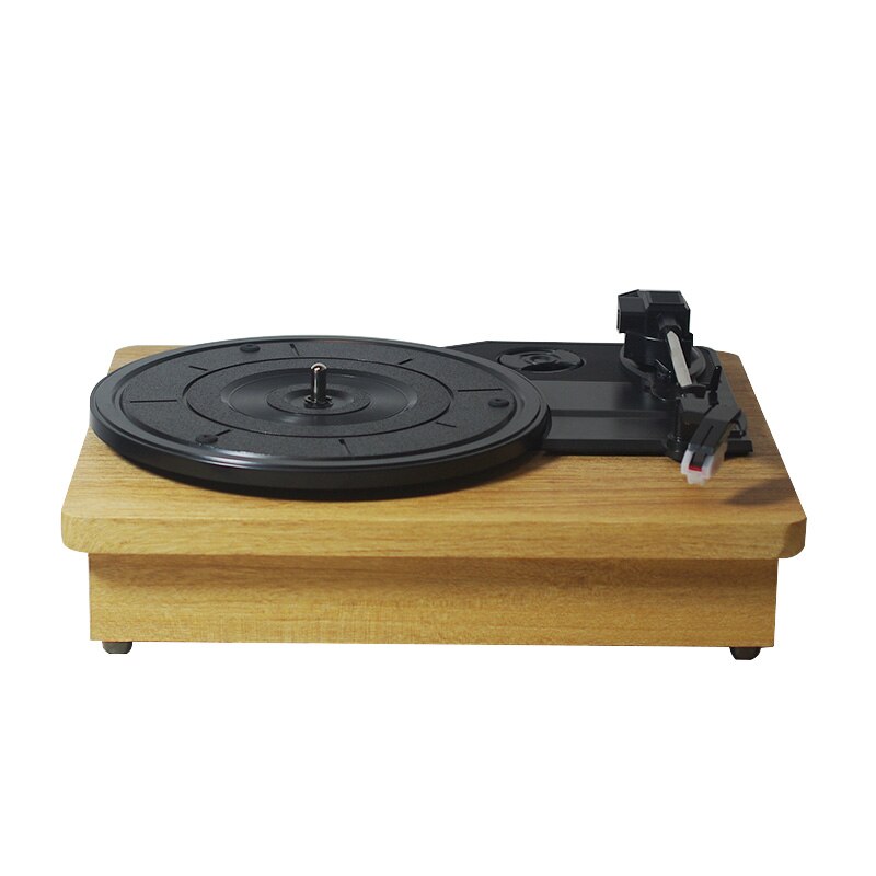 Mini record player, old gramophone, retro living room, European style cassette player, gramophone turntable