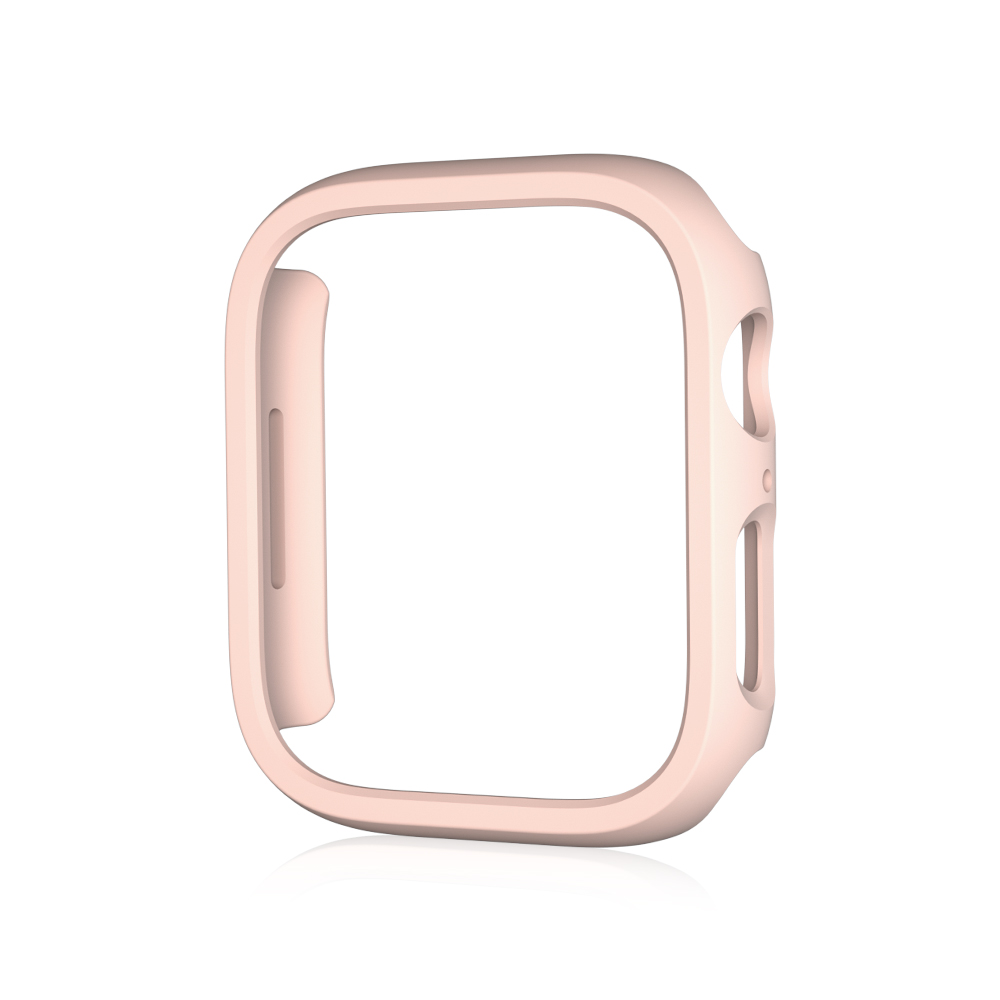 Matte Case For Apple Watch 44mm 40mm 41mm 45mm Hollow out Screen Protector PC Frame Cover apple watch Series 9 8 7 6 5 4 se