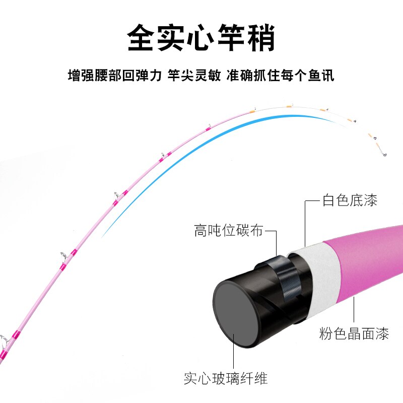 OLYMPUS OICBL Offshore Boating Fishing Rod 1.35m 1.75m 6-8kg Drag Power Cuttlefish Rod Squid Boat Rod Octopus Fishing Rods