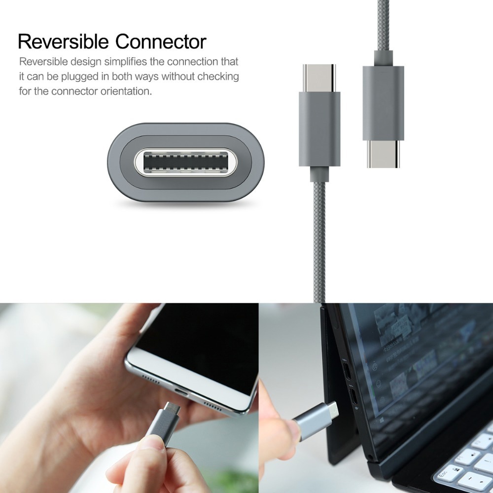 USB-C USB 3.1 Type C Fast Charger for Motorola Moto G6 / G6 Plus , Moto Z , Moto X4 X Data Sync Charging Cable