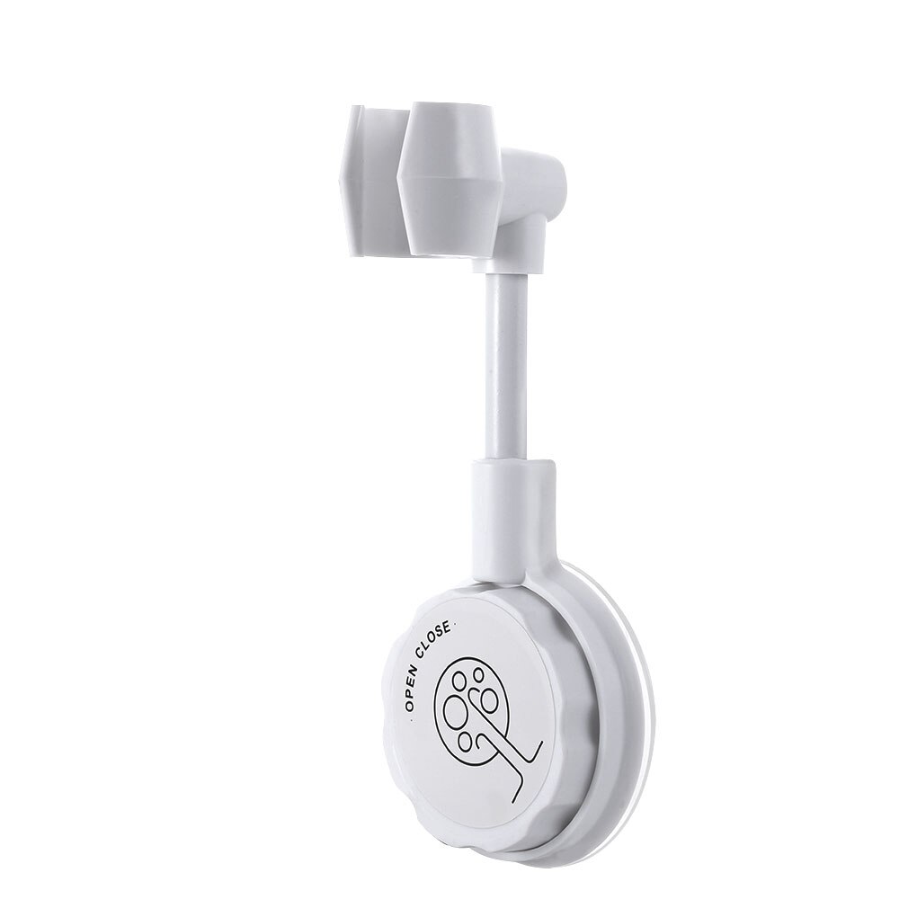 RecabLeght Suction Cup Shower Holder Black Adjustable Shower Head Holder Universal Bathroom Showerhead Bracket Nozzle Base Stand