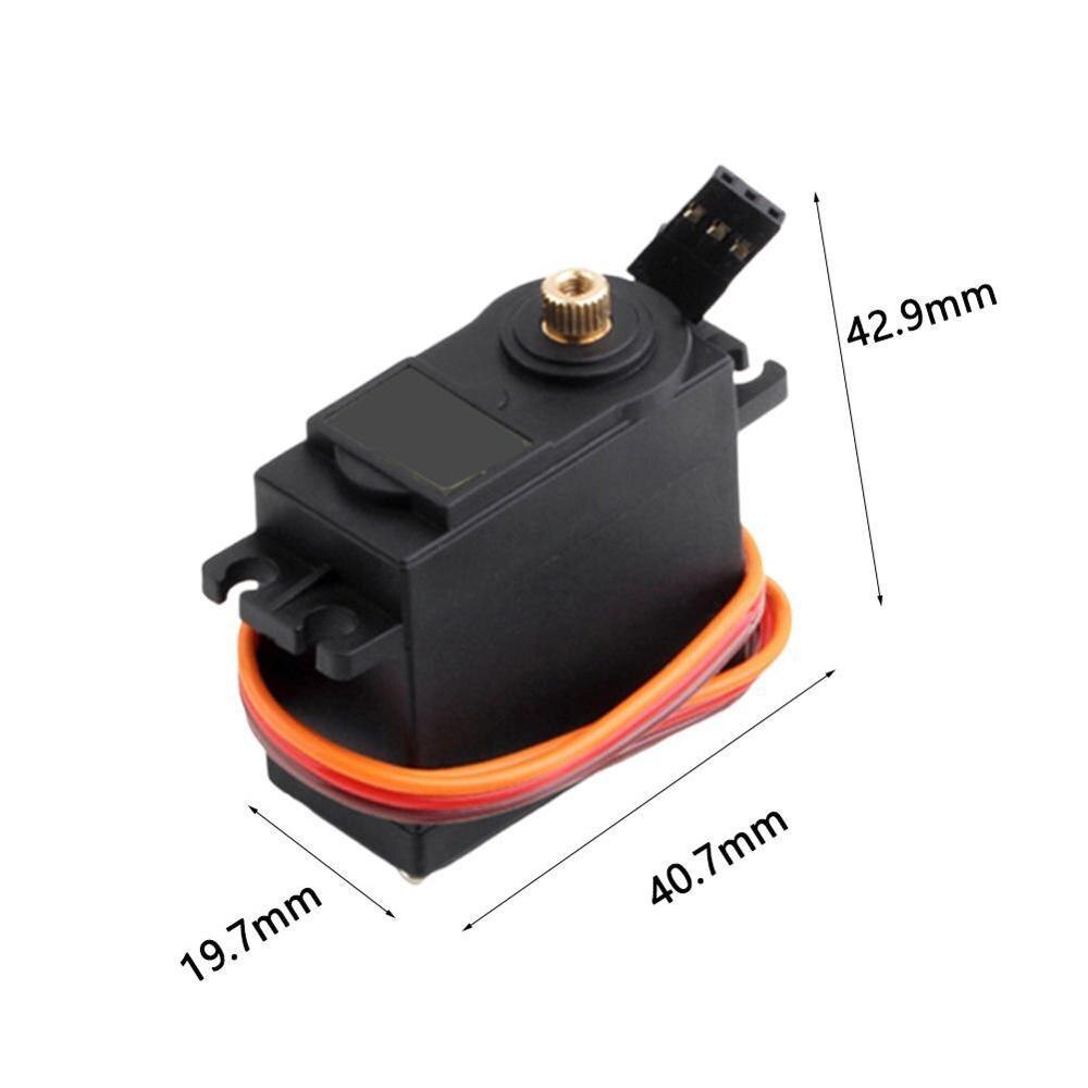 1 Set Digital Metal Gear Servo Motor MG995 High Degree Servo Motor Gear Helicopter 360 Torque Car RC For Boat B6W4