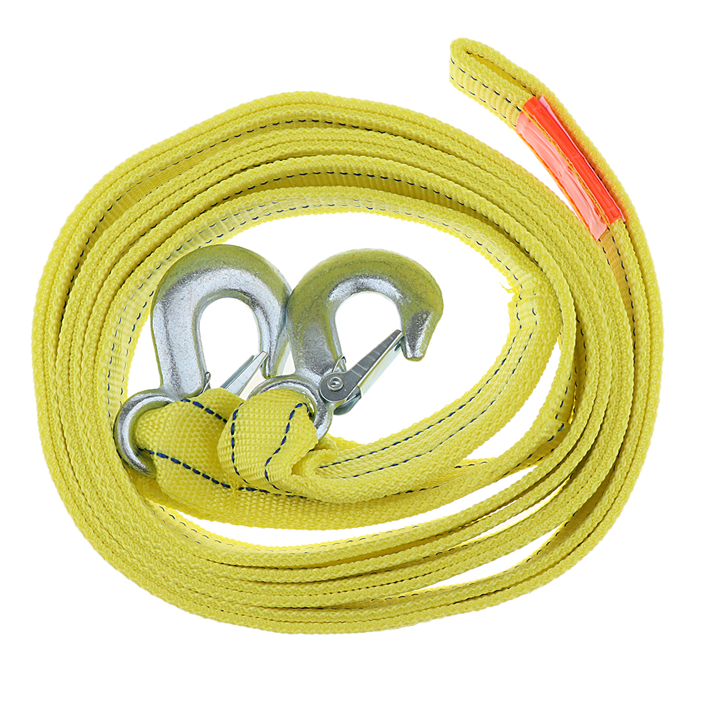 Heavy Duty Tow Strap with Hooks, 5 tons Capacity. Length (13ft)
