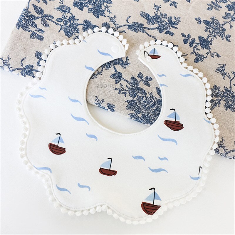 Baby Speeksel Handdoek Slabbetjes 360 Graden Rotatie Leuke Print Burp Doek Zachte Katoenen Baby Slabbetjes Peuter Jongen Meisjes Bib Bandana baby Slabbetjes: e