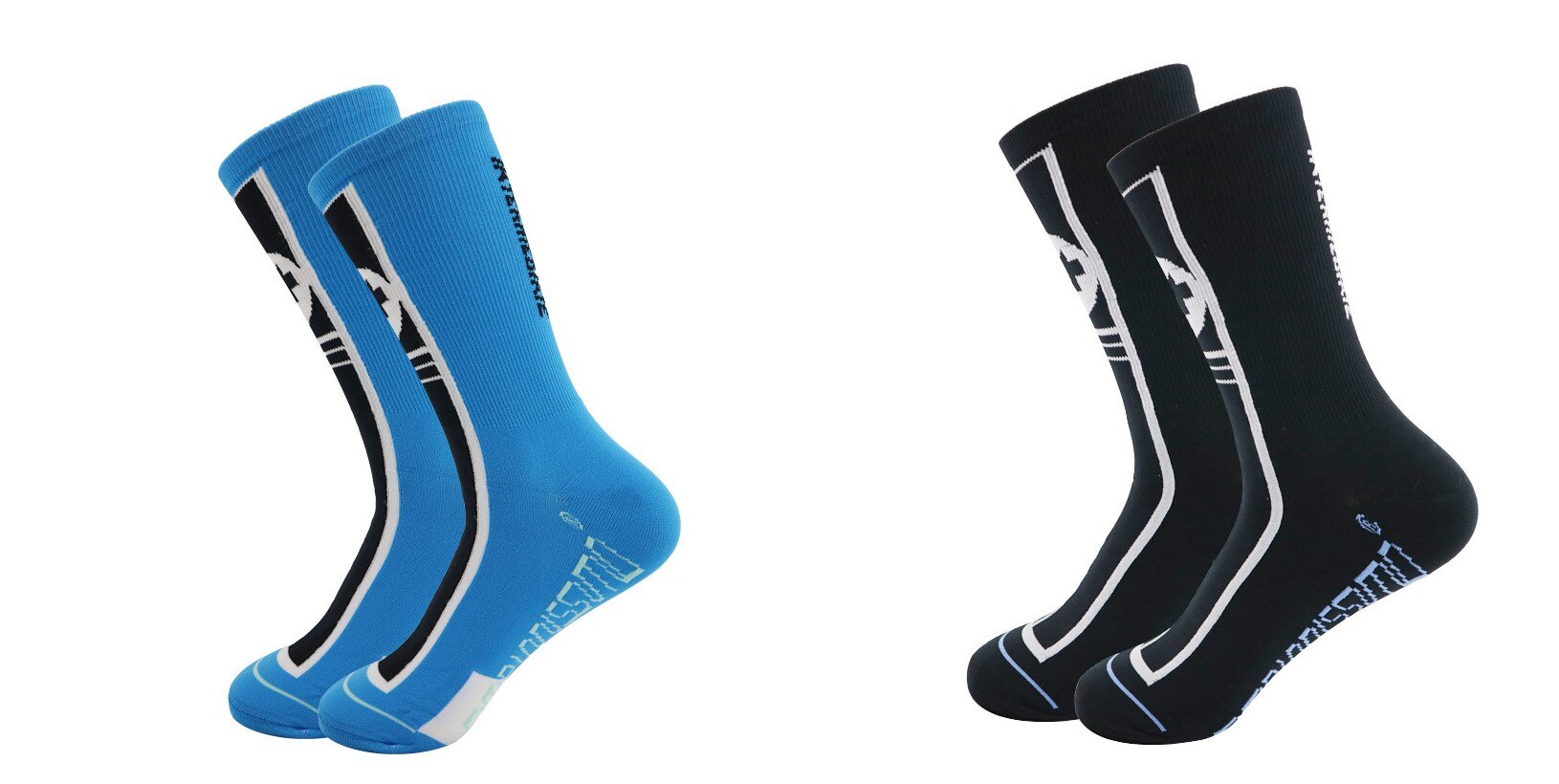 Men Coolmax Sports Socks Riding Cycling Basketball Running Sport Socks Summer Hiking Tennis Ski Bike Bicycle Slip: l