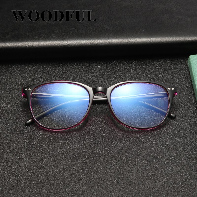 Unisex Portable Optical Glasses Ultra Light Resin Blue Light Blocking Glasses Flexible Vision Care Computer Round Glasses