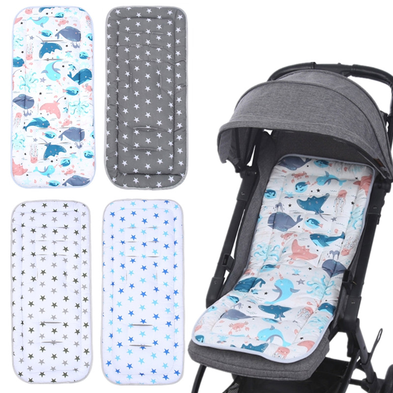 Universal- Baby Kinderwagen Sitzkissen Starke Buggy Sitz Liner Pad Atmungsaktive Gittergewebe Baumwolle freundlicher Warenkorb matt Kinderwagen Zubehör