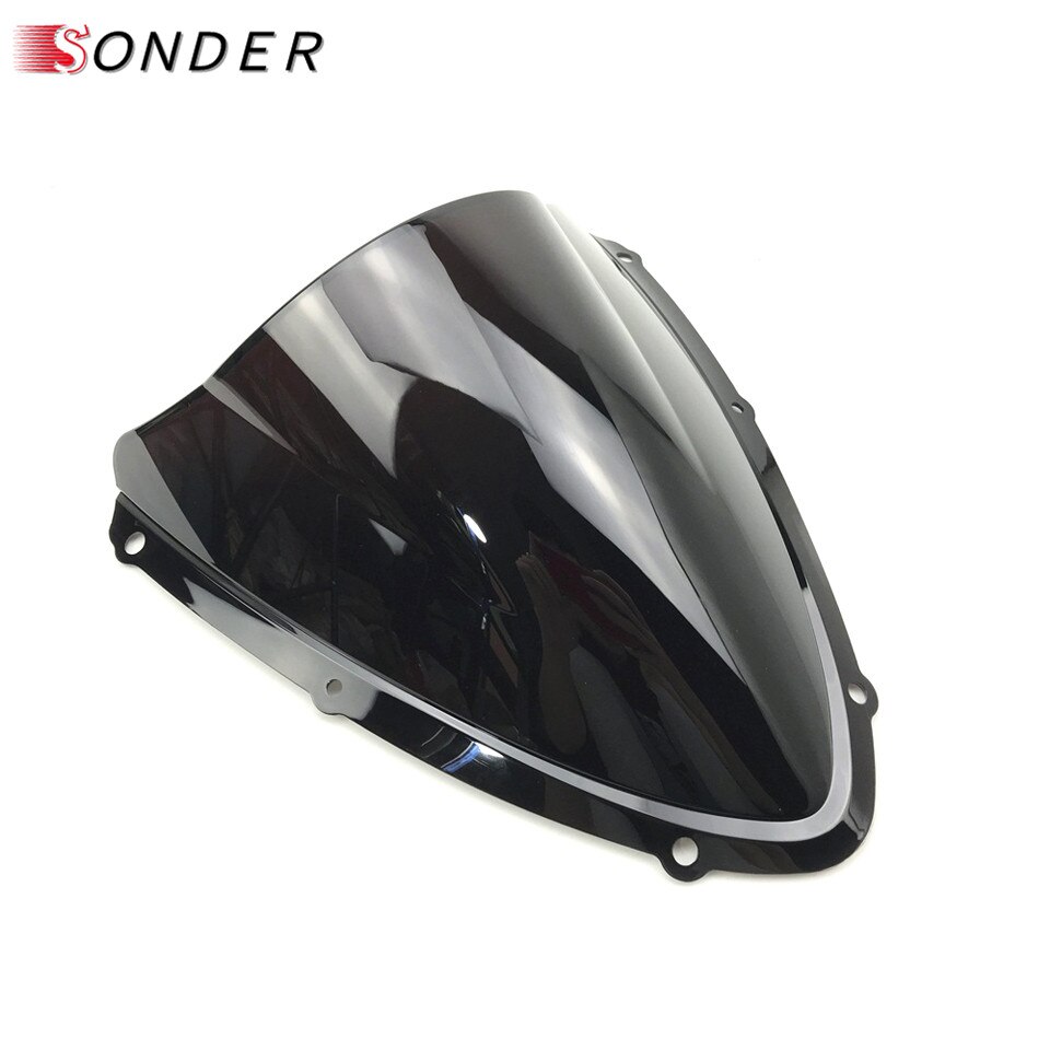 PC parabrisas de burbuja doble para Suzuki K8 GSX-R GSX R GSXR 600 K 5 750 GSXR600 GSXR750 de a