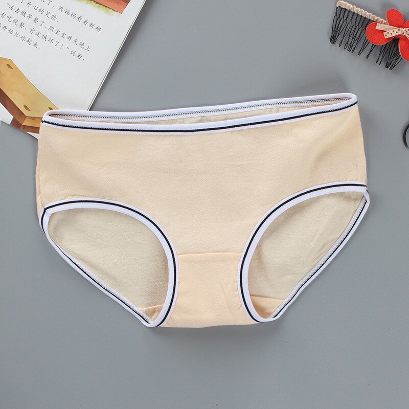 5 pezzi mutandine per bambini 8-14 anni adolescenti biancheria intima di cotone per adolescenti Sport celertà mutandine per ragazze adolescenti slip per studenti estate: 3