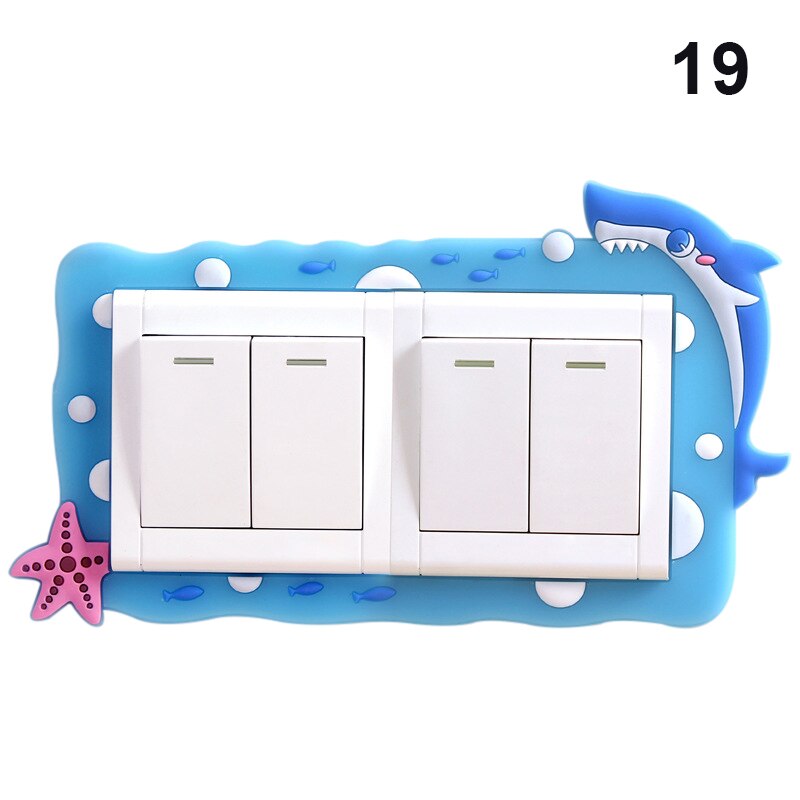 Position Indication Luminous Switch Decoration Sticker Cartoon Wall DIY Decoration Fluorescent Glow in the Dark LB88: 19