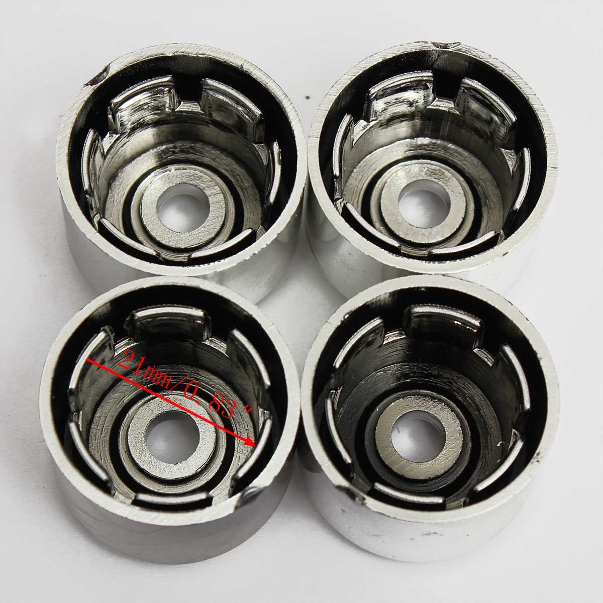 20 stks/set 17 MM ALLOY WHEEL UITZIENDE MOER LUG BOUTEN COVERS CAPS VOOR VW/GOLF/PASSAT/POLO