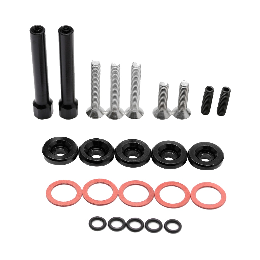Aluminum Engine Valve Cover Washer+Metal Bolt Kit (Hardware as Shown in the Picture)