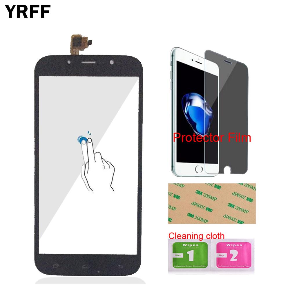 YRFF 5.5 inch Mobiele Telefoon Touch Screen Panel Touchscreen Voor UMI Rome X Digitizer Panel Glas Protector Film Gratis Lijm