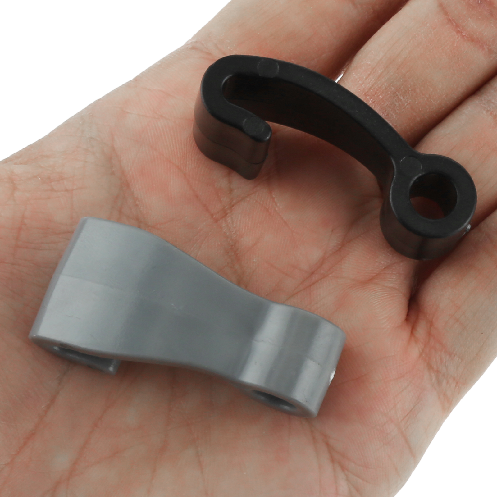 6Pcs/lot Gray/Black Plastic Snap Fasten Rope Hooks Clips For Inflatable Boat Fishing Raft Marine Boat Cover Kayak Accessories