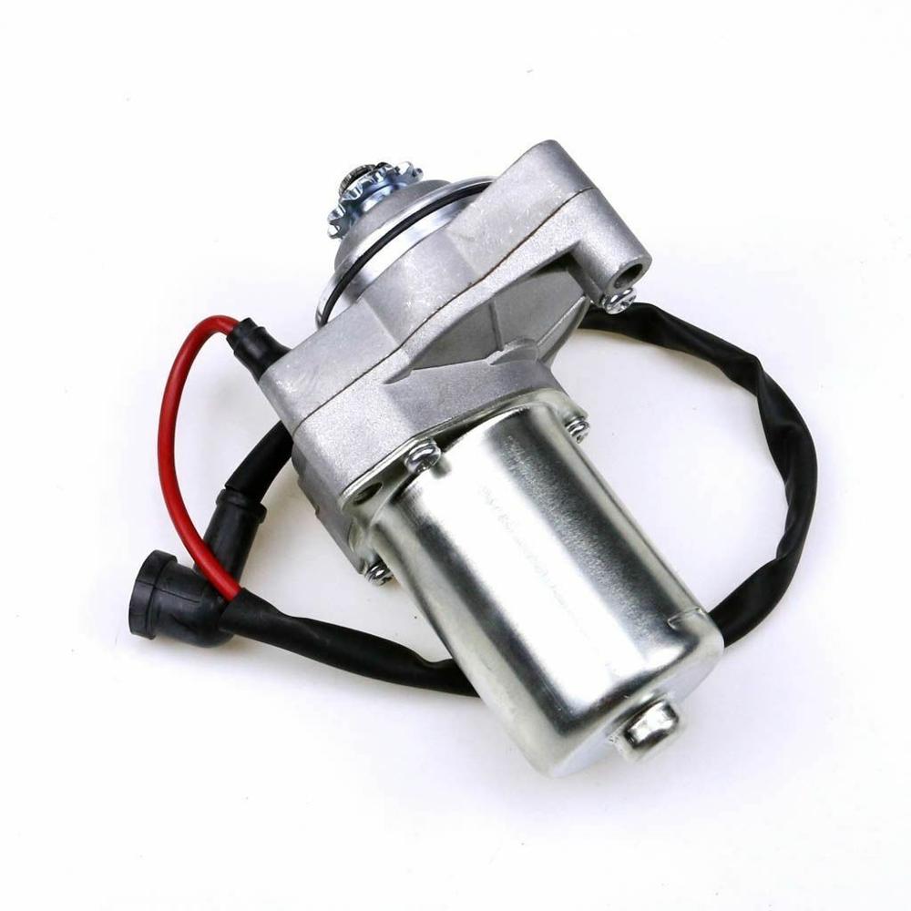 Elektrisk startmotor atv pit pro smuts fyrhjuling 2 50 50cc 70cc 90cc 110cc 125cc buggy go kart top mount 3 bultar