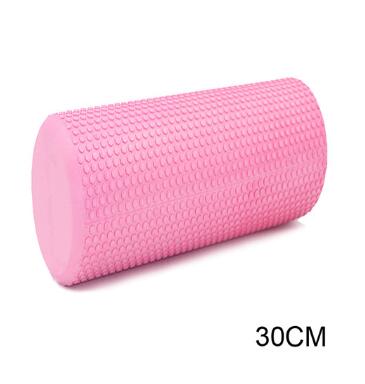 30/45/60cm EVA Yoga Foam Roller Training Colume Rollor Fitness Deep Tissue Massage Exercise Pilates Body Building Back Massager: Red