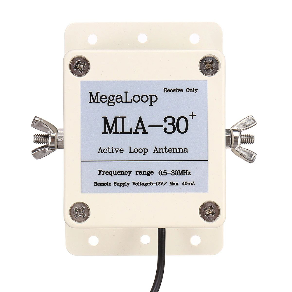 MLA-30 Medium Short Wave Loop Antenna for SWL HAM 500kHz to 30MHz USB Ring Antenna Radio Active Receive Low Noise Kit