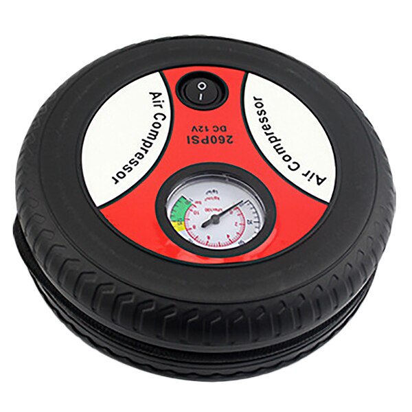 Dækpumpe bil luftpumpe kompressor elektrisk bærbar auto 12v volt 260 psi
