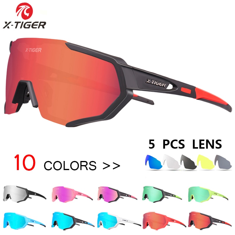 Gafas polarizadas X-TIGER para ciclismo, gafas para deportes al aire libre, gafas para bicicleta de montaña, gafas de sol para hombre y mujer, gafas para ciclismo