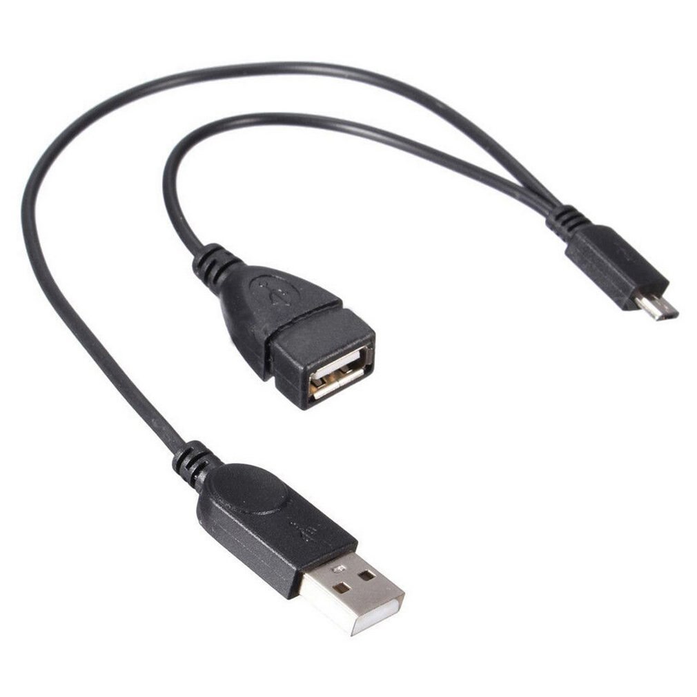 OTG Gastgeber Energie Splitter Y Mikro USB Stecker auf USB Männlich Weiblich Adapter Kabel hoch Geschwindigkeit USB 2.0 zertifiziert kabel