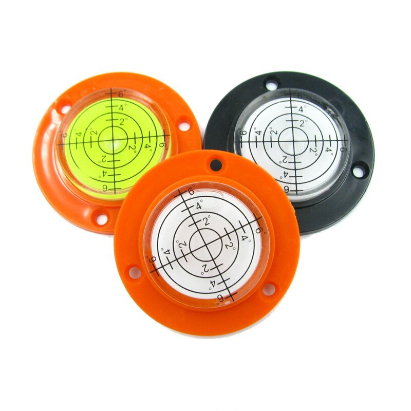 QASE 50*9mm Graduated Universal Bubble Level Crane Spirit Level Measurement Tools with Mounting Holes 3 Colors Available 1Pcs