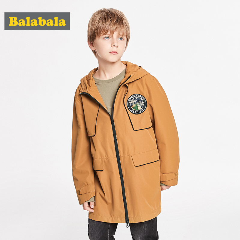 Balabala Spring Children Jacket For Boy Kids Warm Teenage Coat Kids Windbreakers Space exploration style Clothes