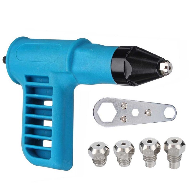 Cordless Riveter Machine Electric Drill Tools Kit Riveter Adapter Insert Tool Riveting Drill Adapter 2.4Mm-4.8Mm: Default Title