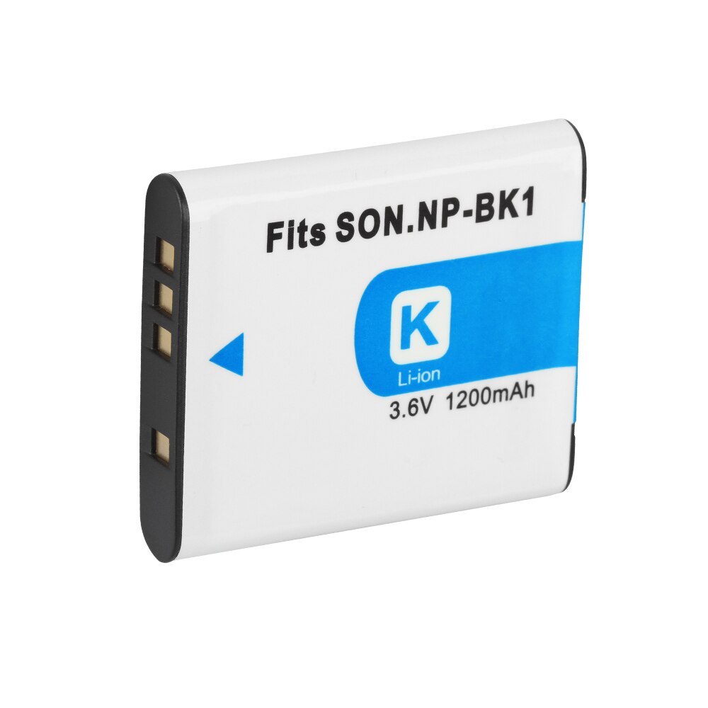 NP-BK1 NP BK1 Batterie Ladegerät Für SONY S750 S780 S950 S980 W190 W370 W180 DSC-S950 NPBK1 Kamera Batterie NPBK1 1200mAh: 1Battery